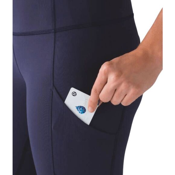 LULULEMON ATHLETICA Speed Up Tight V In Deep Indigo Size 2 - Picture 5 of 9